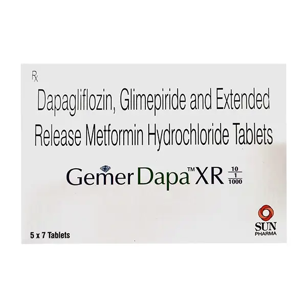 Gemer Dapa XR 10/1/1000 Tablet